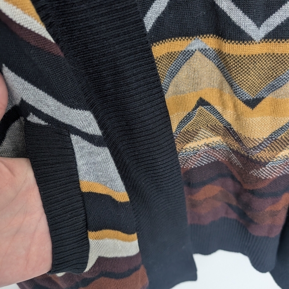 Women’s MISSONI x Target Open Front Cardigan Sweater Chevron LongSleeve Size XS - Picture 3 of 7